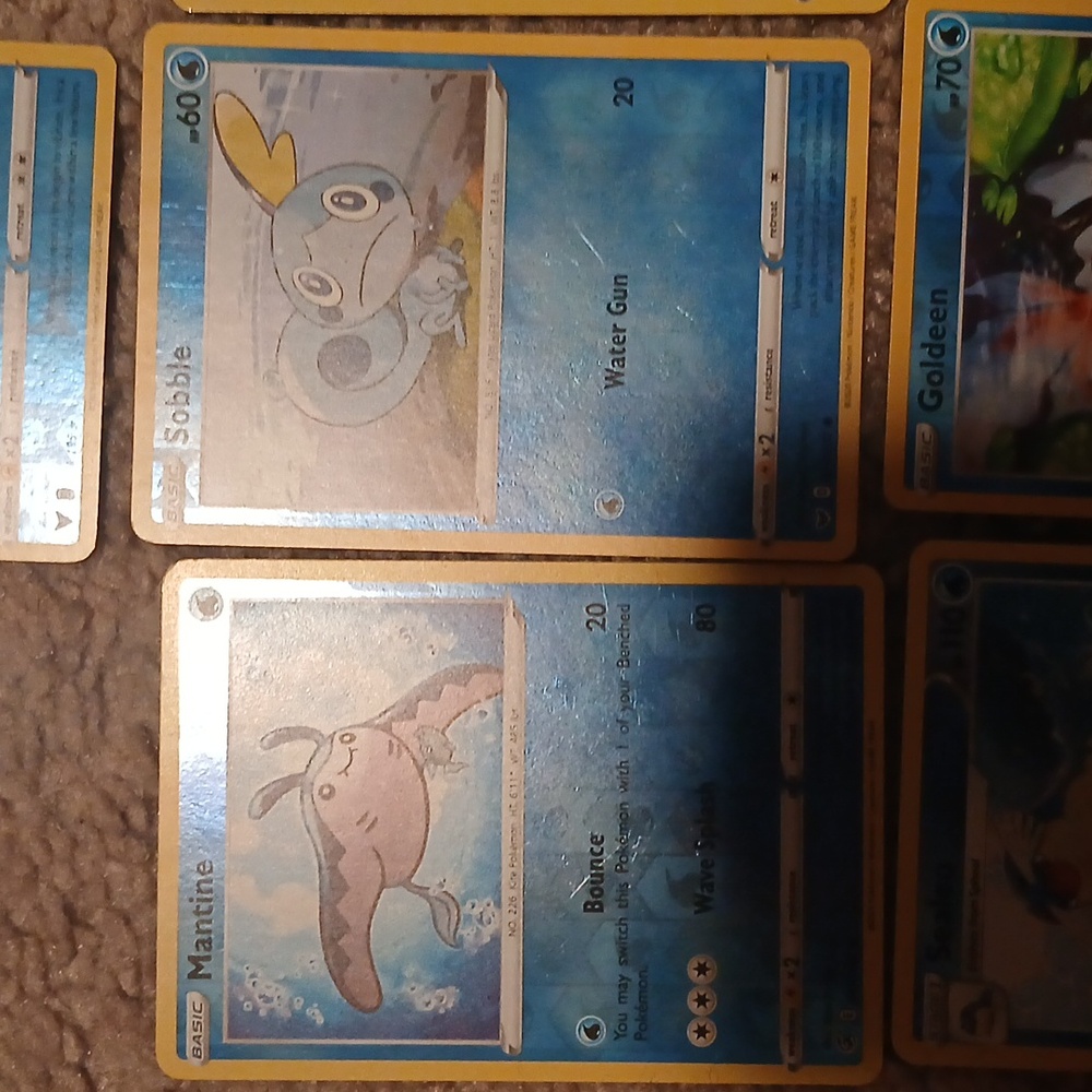 7 Pokemon Reverse Holo Cards - Picture 3 of 6
